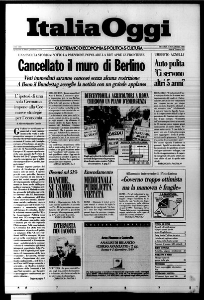 Italia oggi : quotidiano di economia finanza e politica